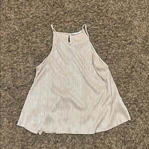 Lush Shimmering Silver Camisole Top